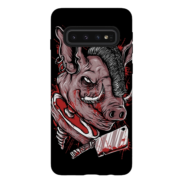 Galaxy S10 StrongFit Pig Saw by Afif Quilimo