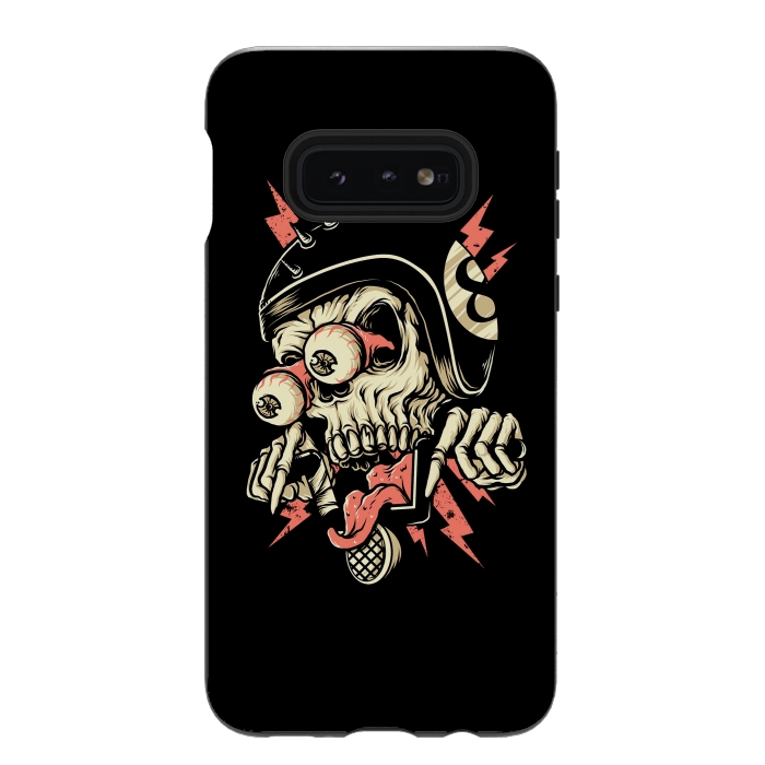 Galaxy S10e StrongFit Freaky Biker by Afif Quilimo