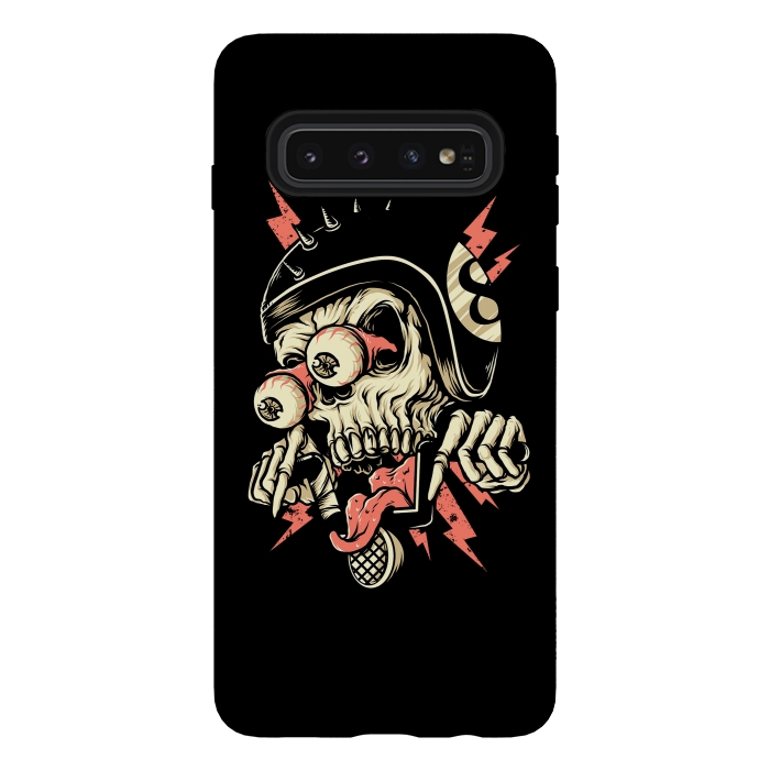 Galaxy S10 StrongFit Freaky Biker by Afif Quilimo