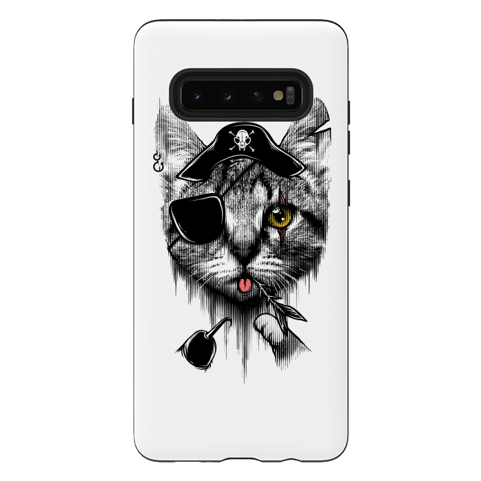 Galaxy S10 plus StrongFit Piratecat by Afif Quilimo