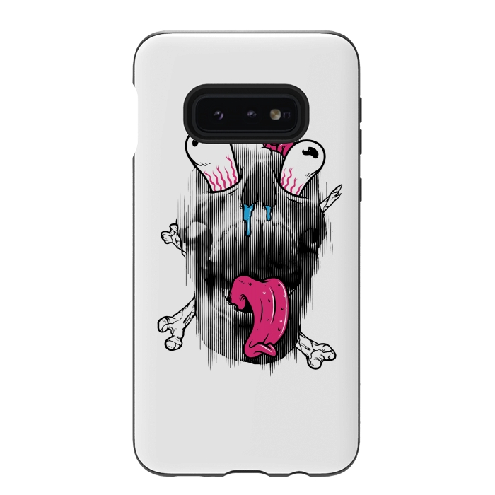 Galaxy S10e StrongFit Scary Skull by Afif Quilimo