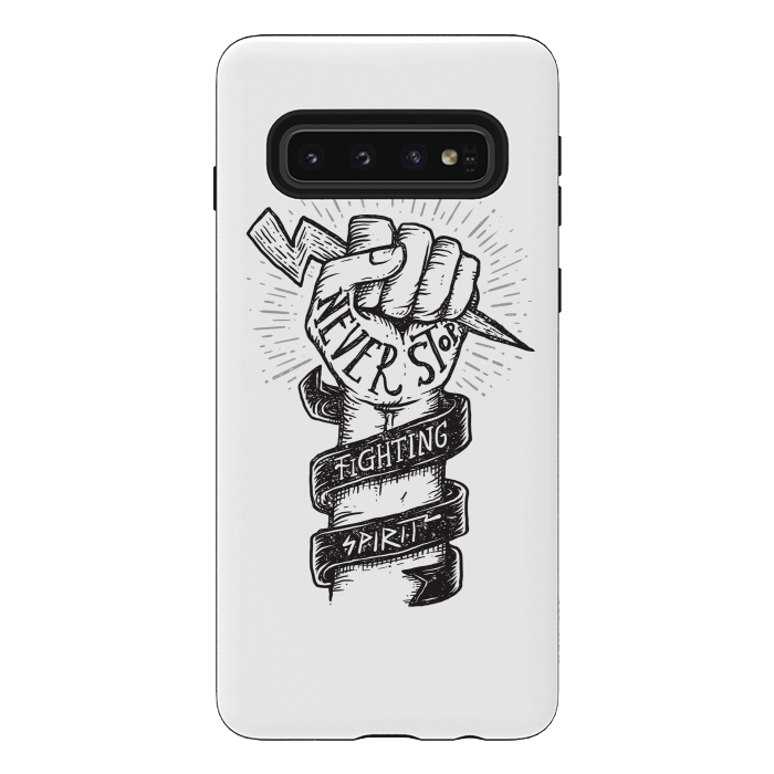 Galaxy S10 StrongFit Never Stop Fighting Spirit by Afif Quilimo