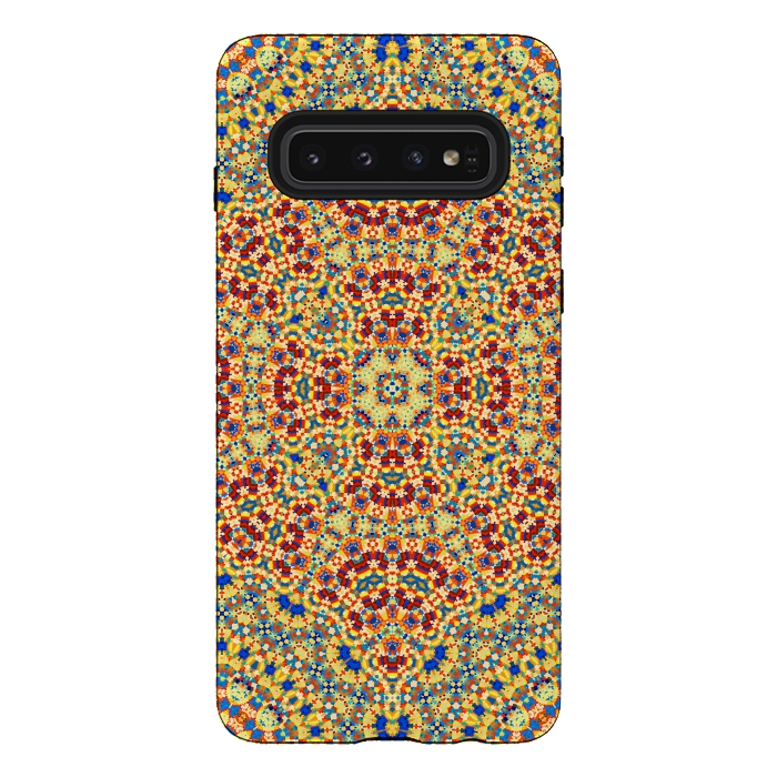Galaxy S10 StrongFit Abstract Mandala XI by Art Design Works