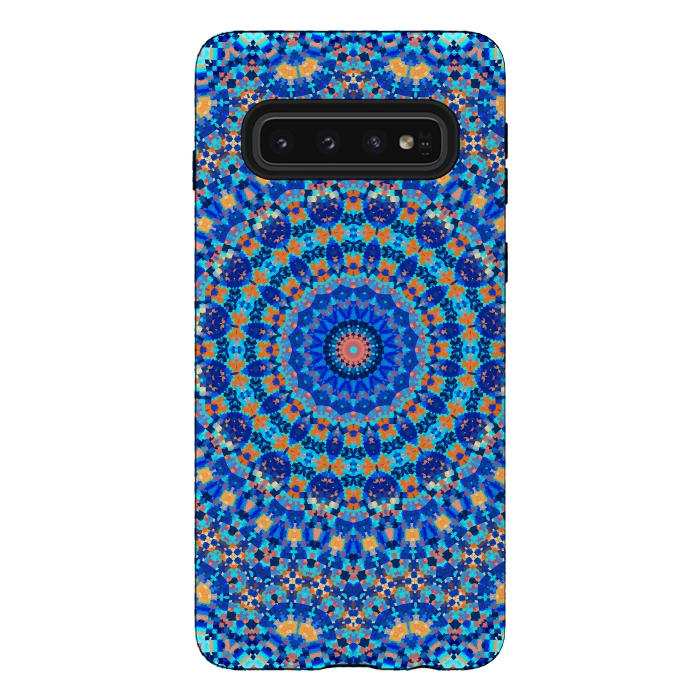 Galaxy S10 StrongFit Abstract Mandala III by Art Design Works