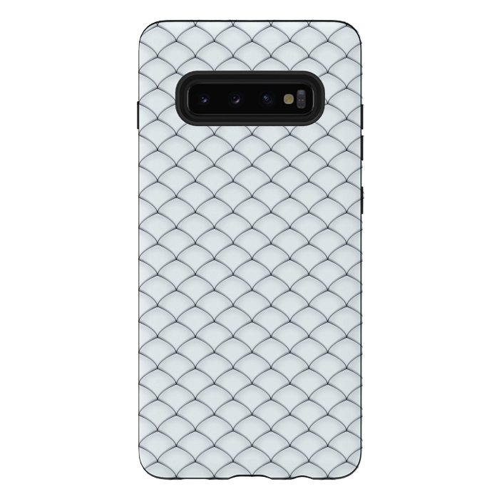 Galaxy S10 plus StrongFit Fish Scale Pattern by Art Design Works