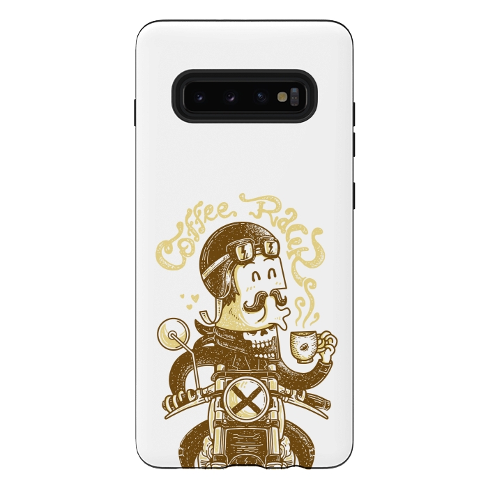 Galaxy S10 plus StrongFit Coffee Racer by Afif Quilimo