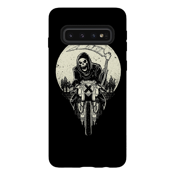 Galaxy S10 StrongFit Grim Racer by Afif Quilimo