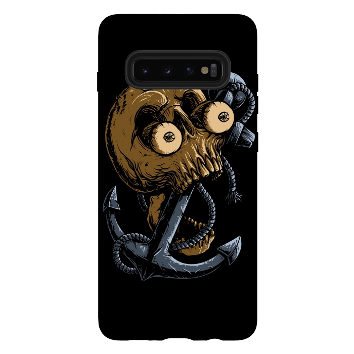 Galaxy S10 plus StrongFit Skull Anchor by Afif Quilimo