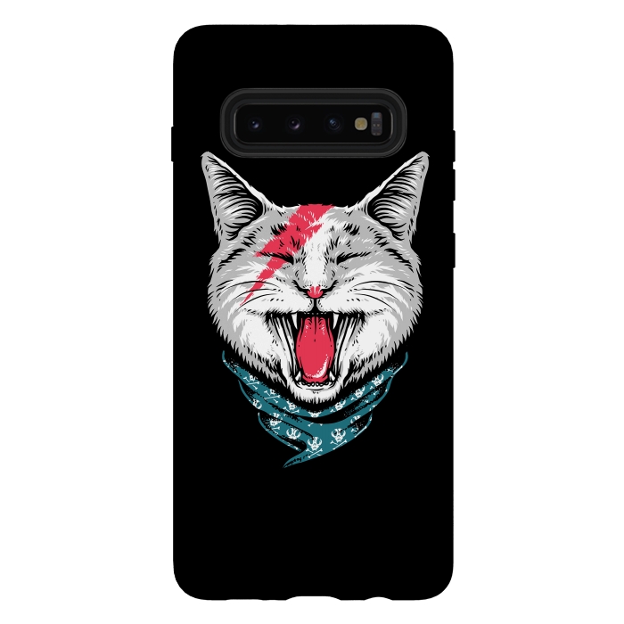 Galaxy S10 plus StrongFit Cat Rock by Afif Quilimo