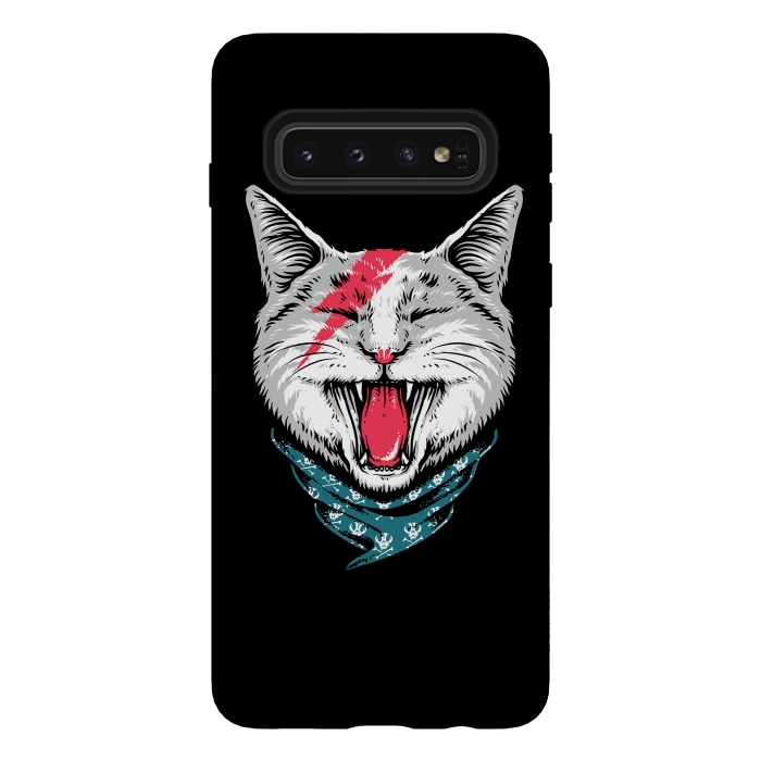 Galaxy S10 StrongFit Cat Rock by Afif Quilimo