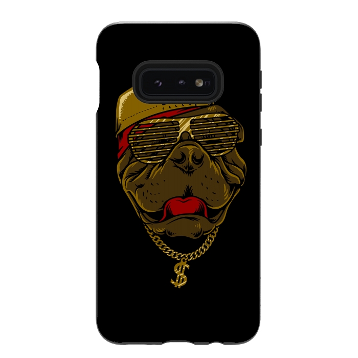 Galaxy S10e StrongFit Dog Hip Hop Style by Afif Quilimo