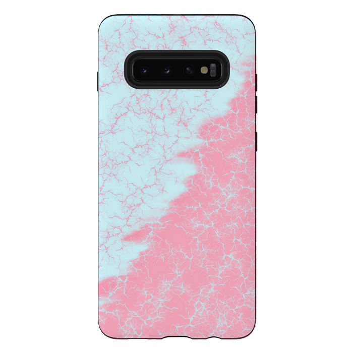 Galaxy S10 plus StrongFit Light blue and pink by Jms