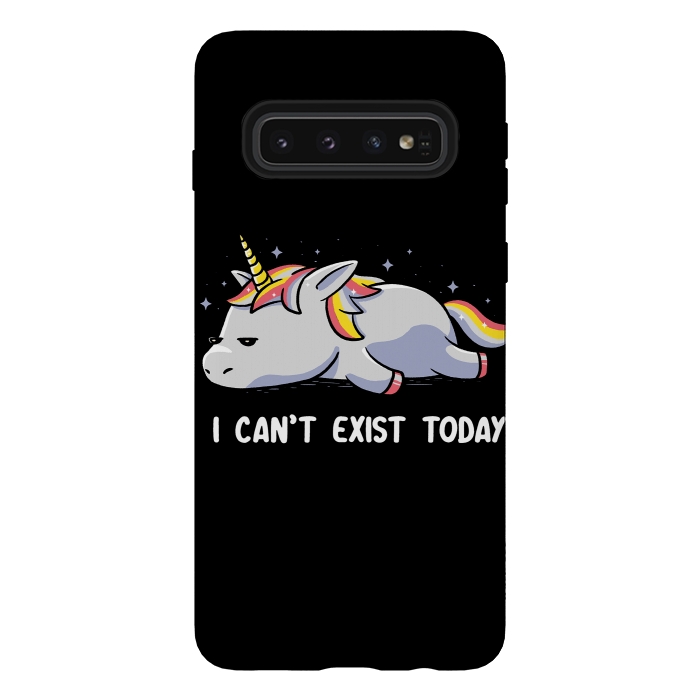Galaxy S10 StrongFit I Can't Exist Today by eduely