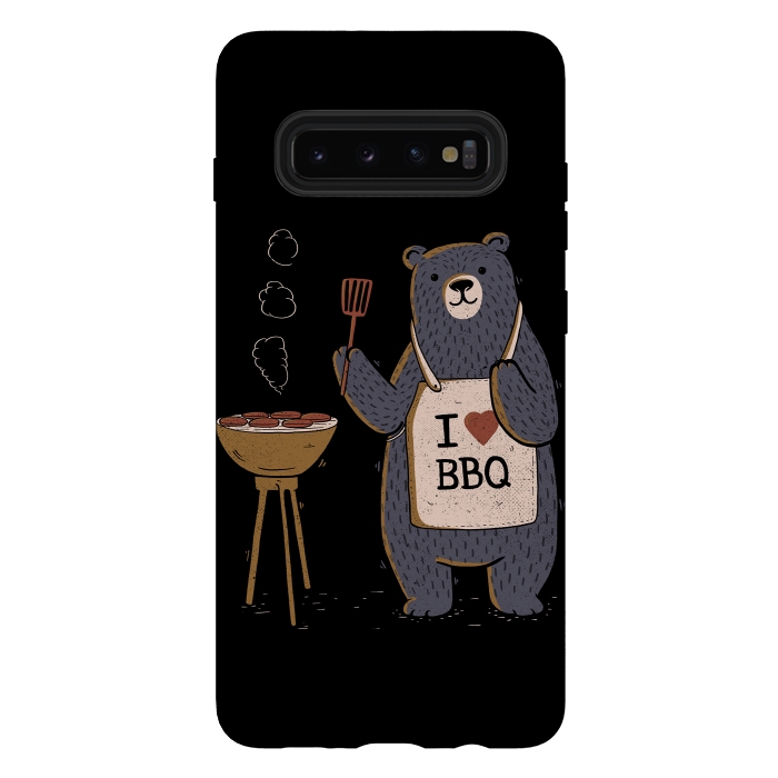 Galaxy S10 plus StrongFit I Love BBQ- by eduely