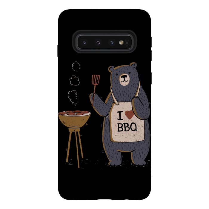 Galaxy S10 StrongFit I Love BBQ- by eduely