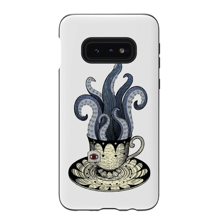Galaxy S10e StrongFit Kraken tea by Laura Nagel