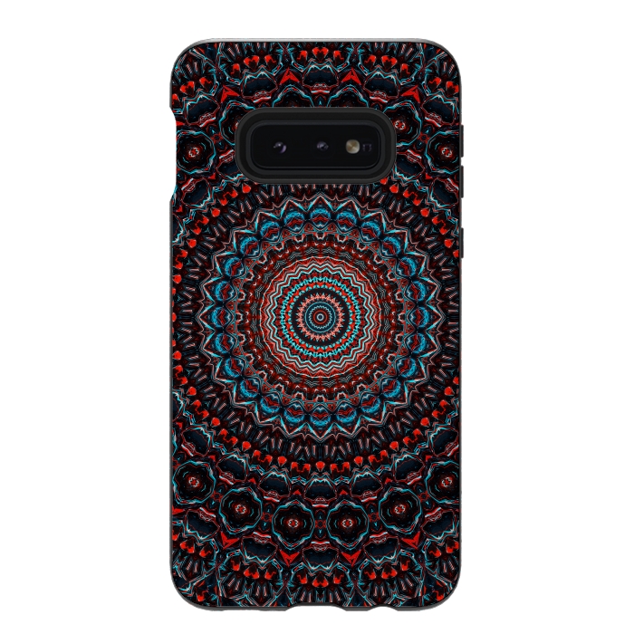 Galaxy S10e StrongFit Abstract Mandala by Art Design Works