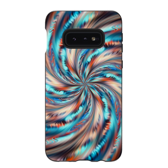Galaxy S10e StrongFit Abstract Swirl by Art Design Works