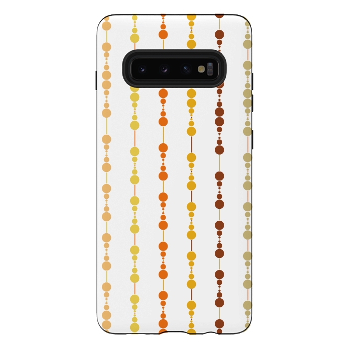 Galaxy S10 plus StrongFit Multi-faceted decorative lines 3 by Bledi