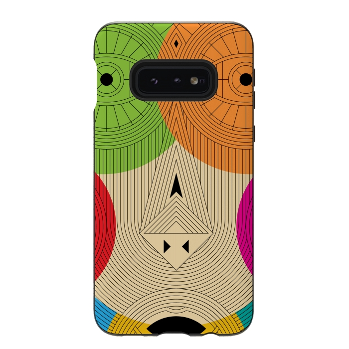 Galaxy S10e StrongFit masque aztec by TMSarts