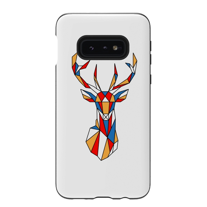Galaxy S10e StrongFit deer geometric by TMSarts