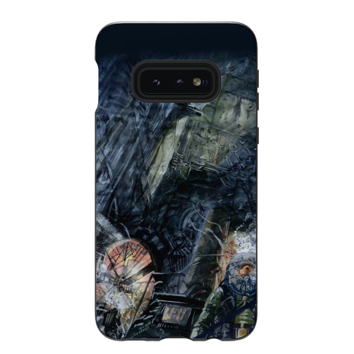 Galaxy S10e StrongFit Twenty Thousand Leagues Under the Sea, Jules Verne world by Max LeTamis