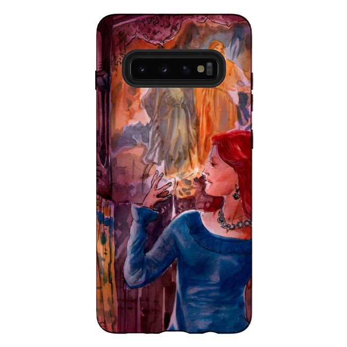Galaxy S10 plus StrongFit Womans and Art by Max LeTamis
