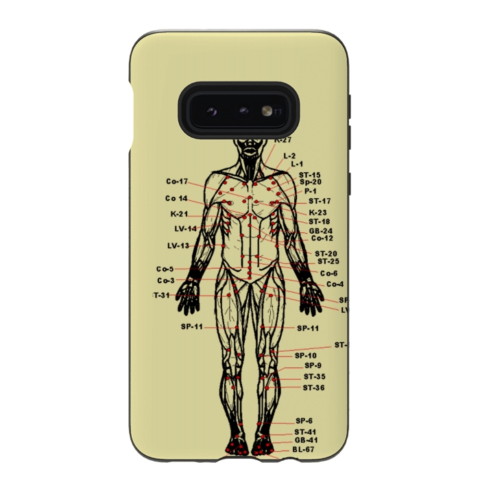 Galaxy S10e StrongFit Acupuncture points I by Max LeTamis
