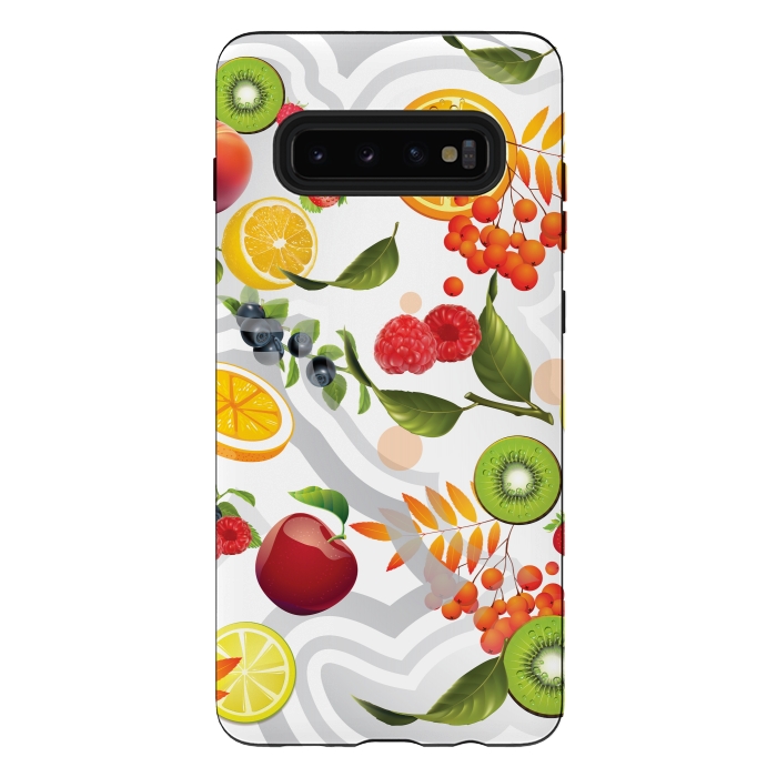 Galaxy S10 plus StrongFit Mixed Fruit by Bledi