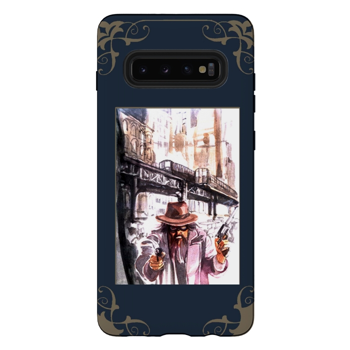 Galaxy S10 plus StrongFit Western Personages by Max LeTamis