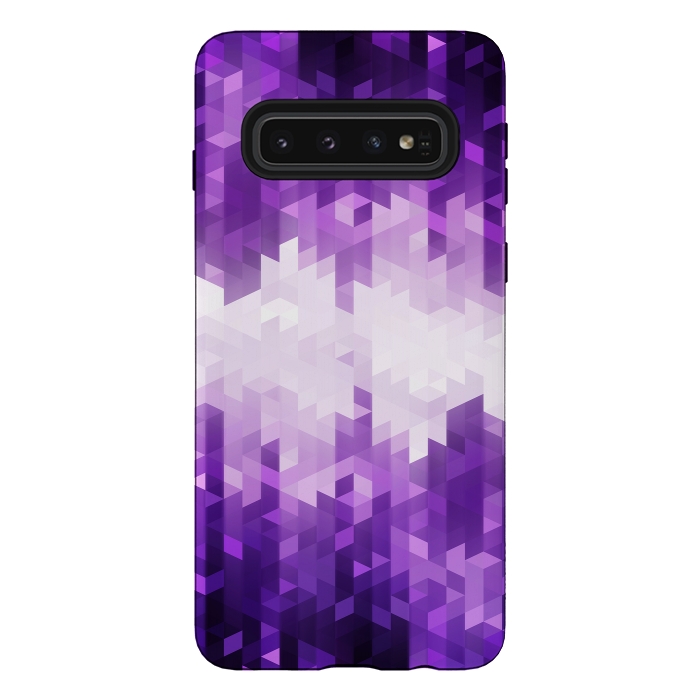 Galaxy S10 StrongFit Ultra Violet Pattern I by Art Design Works
