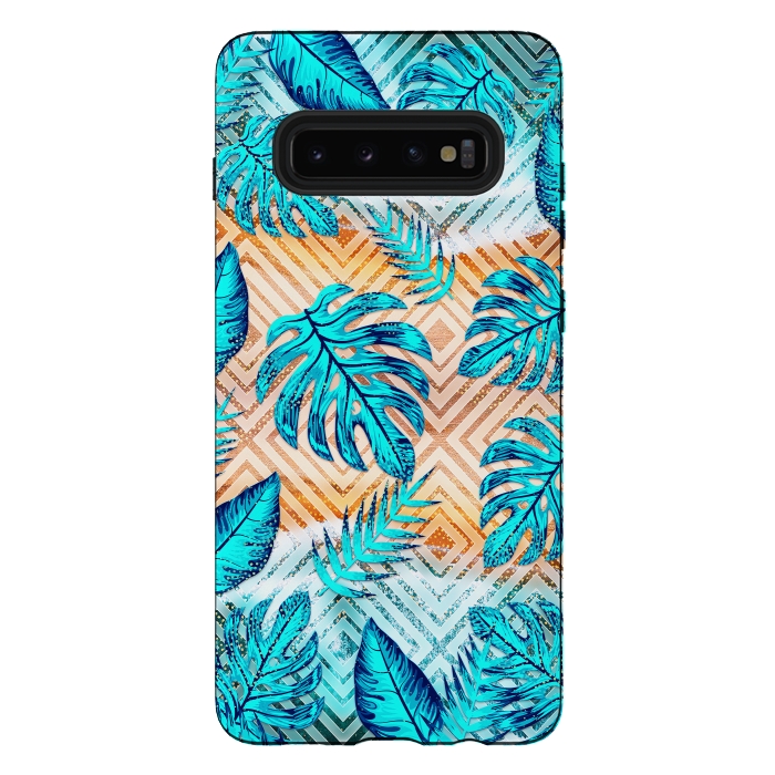 Galaxy S10 plus StrongFit Tropical XII by Art Design Works