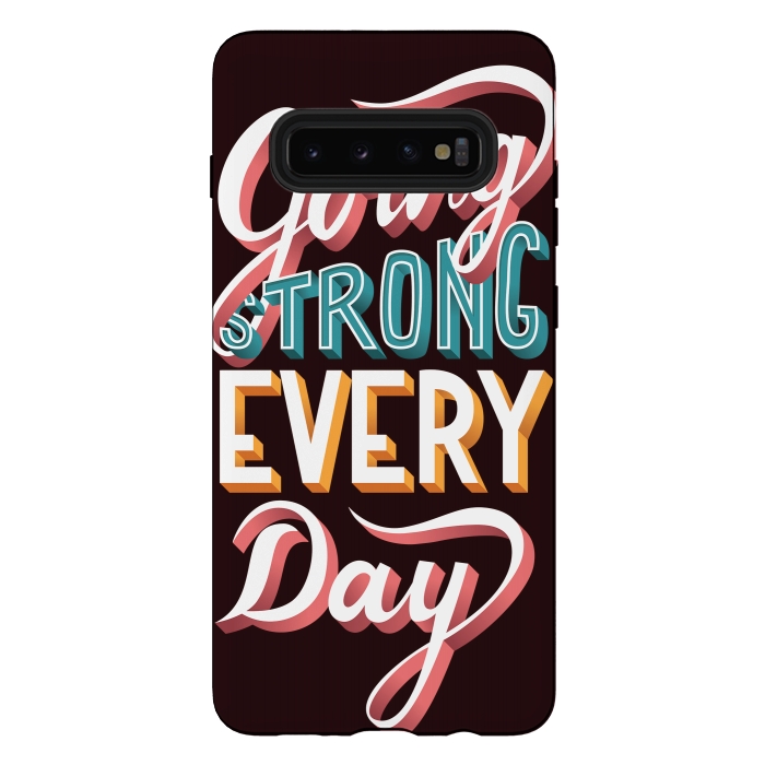 Galaxy S10 plus StrongFit Going Strong Every Day by Jelena Obradovic