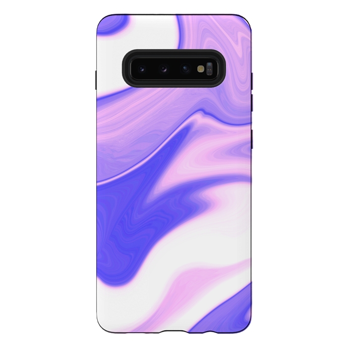 Galaxy S10 plus StrongFit Pink, Purple and White by Ashley Camille