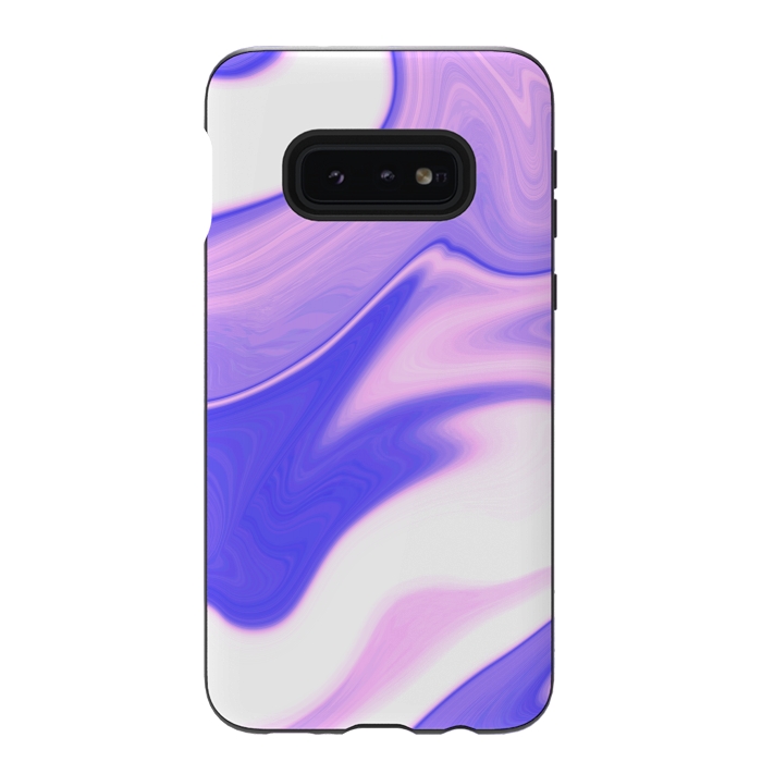Galaxy S10e StrongFit Pink, Purple and White by Ashley Camille