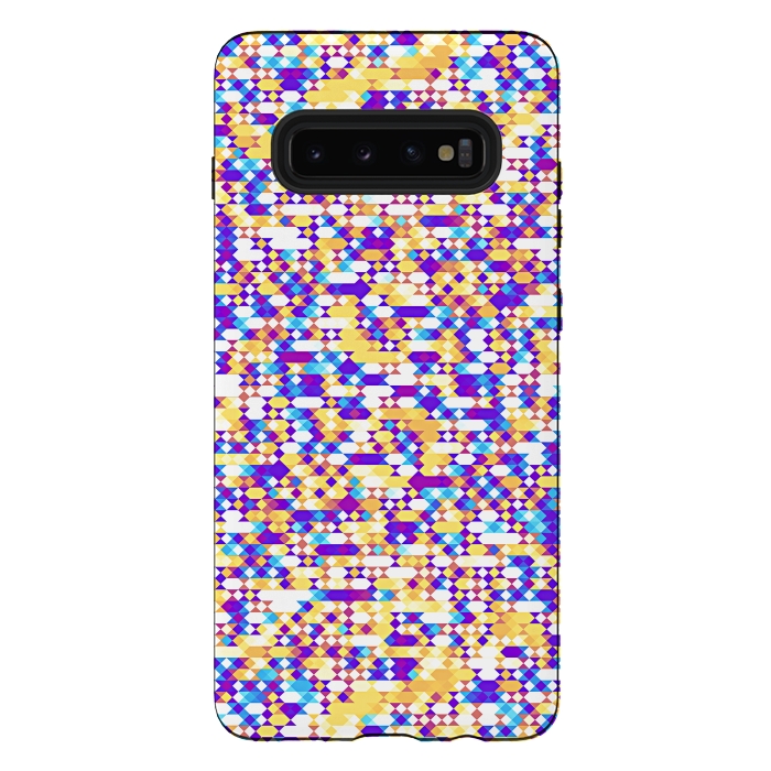 Galaxy S10 plus StrongFit  Colorful Pattern III by Art Design Works