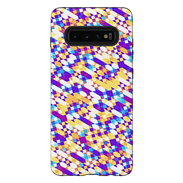 Galaxy S10 plus StrongFit Colorful Pattern IV by Art Design Works