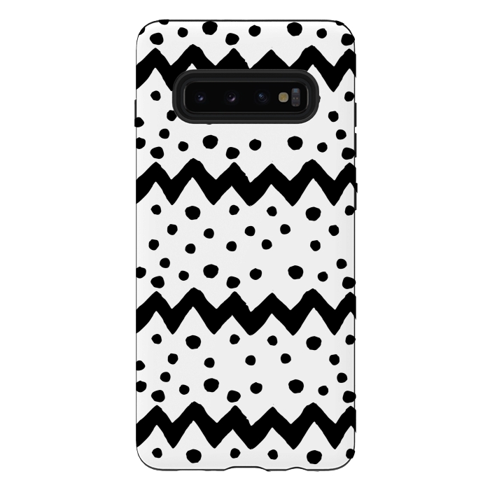 Galaxy S10 plus StrongFit Nordic pattern by Laura Nagel