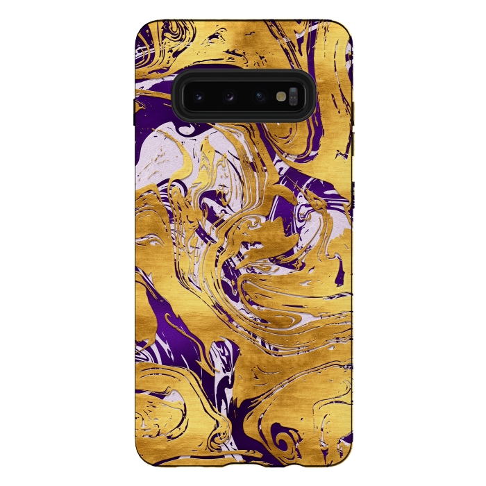 Galaxy S10 plus StrongFit Abstract Marble Design by Art Design Works