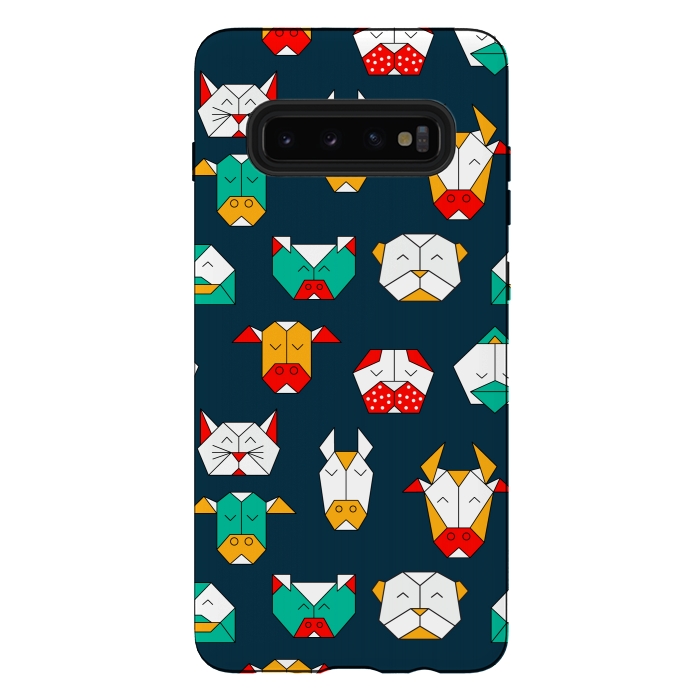 Galaxy S10 plus StrongFit jungle animals by TMSarts