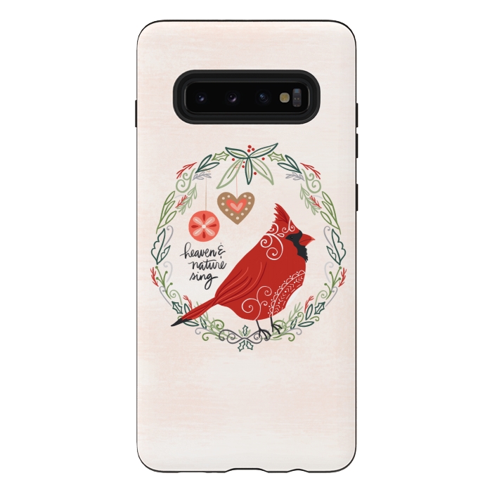 Galaxy S10 plus StrongFit Heaven and Nature Sing by Noonday Design