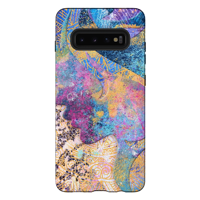 Galaxy S10 plus StrongFit Abstract Painting VIII by Art Design Works