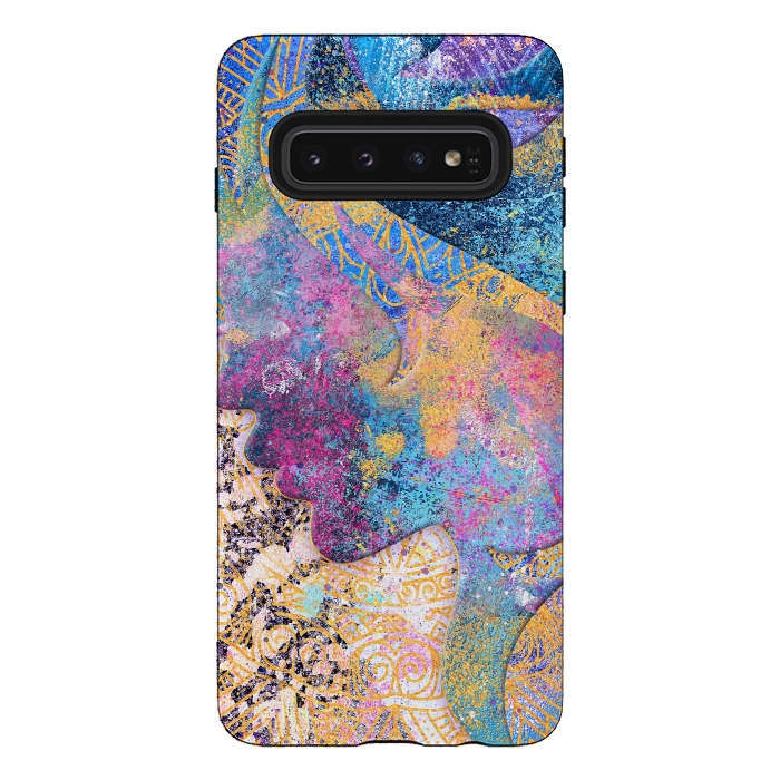 Galaxy S10 StrongFit Abstract Painting VIII by Art Design Works