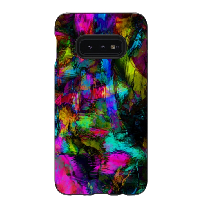 Galaxy S10e StrongFit Chaos Blue by Josie