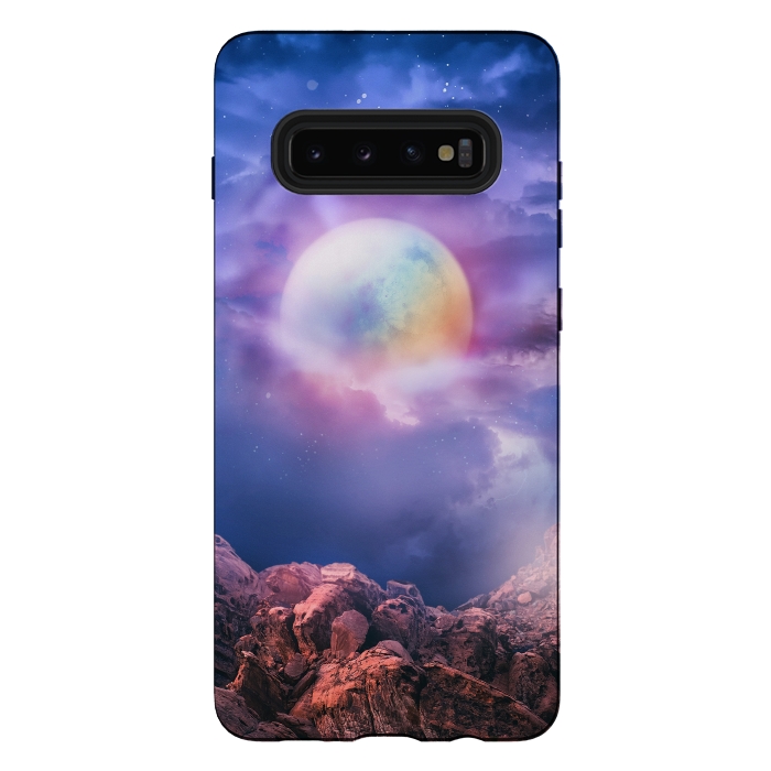 Galaxy S10 plus StrongFit Magic Moon Night by Art Design Works