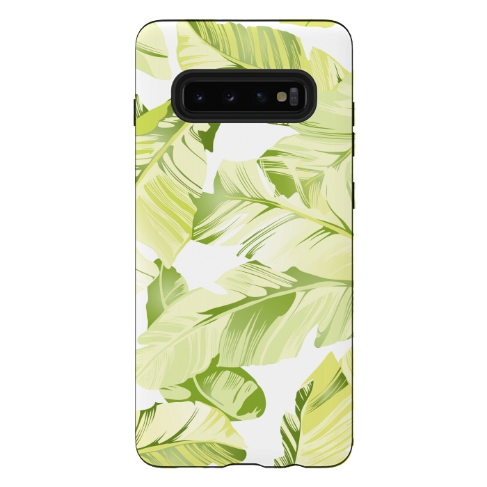 Galaxy S10 plus StrongFit Banana leaves by Bledi