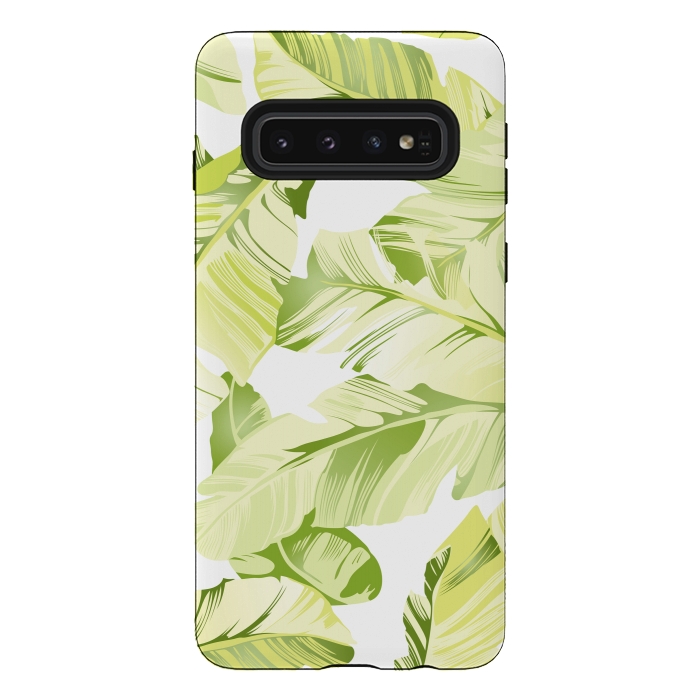 Galaxy S10 StrongFit Banana leaves by Bledi