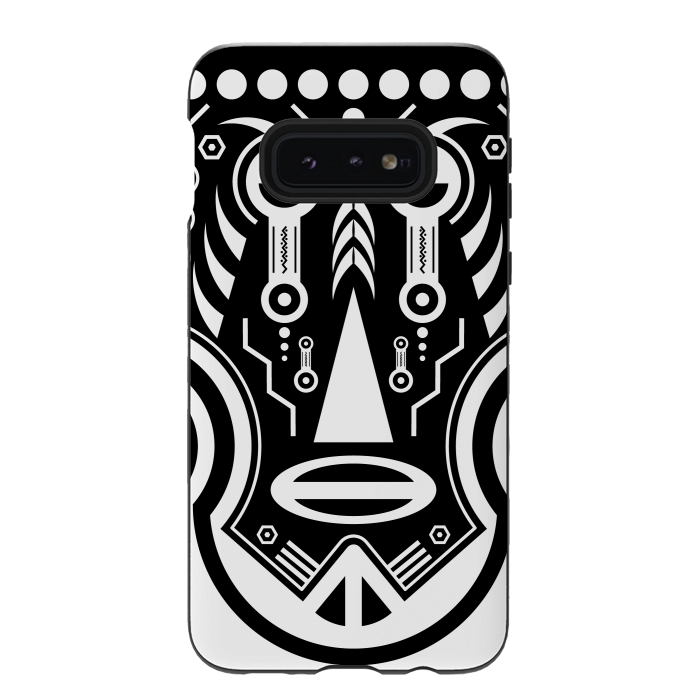 Galaxy S10e StrongFit aztec african tattoo by TMSarts