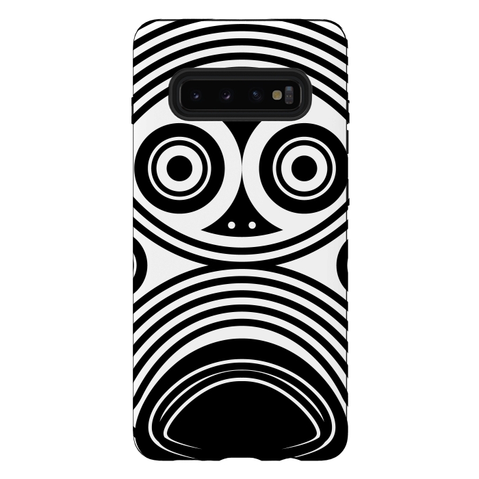 Galaxy S10 plus StrongFit scary owl eyes by TMSarts