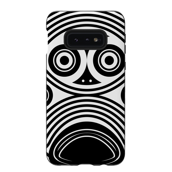 Galaxy S10e StrongFit scary owl eyes by TMSarts